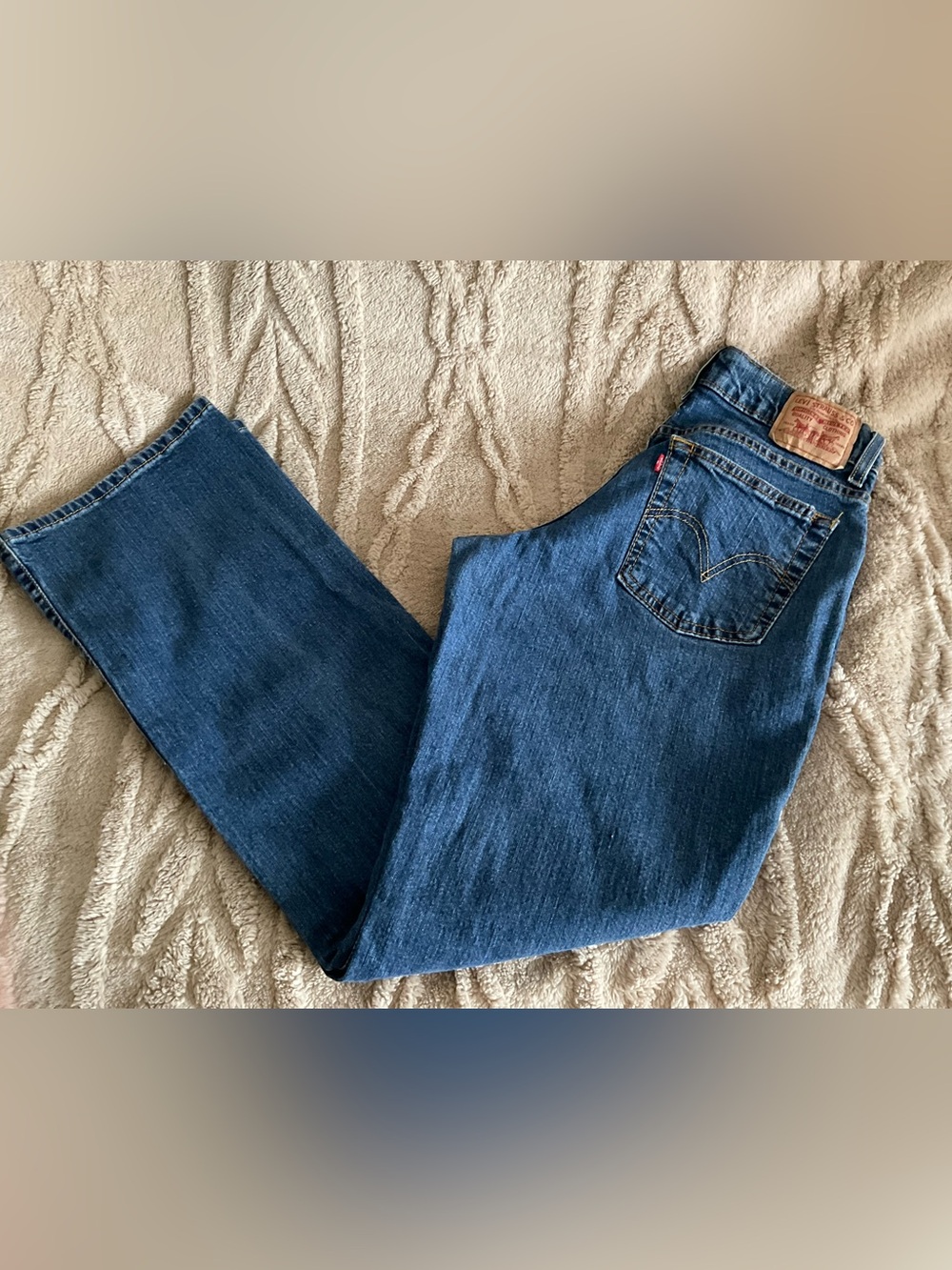 Levi's 550 Women’s (10) Blue Boot Cut Jeans with Classic Patch